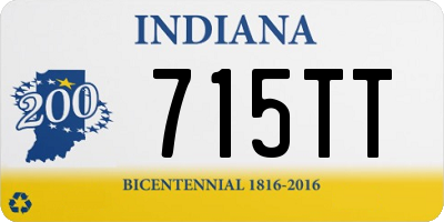 IN license plate 715TT