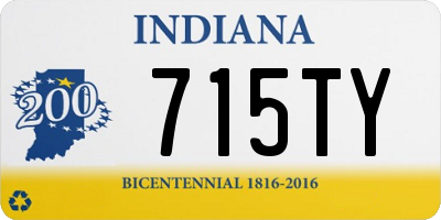 IN license plate 715TY