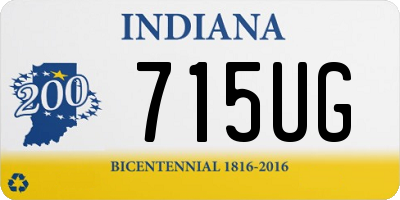 IN license plate 715UG