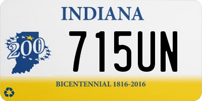 IN license plate 715UN