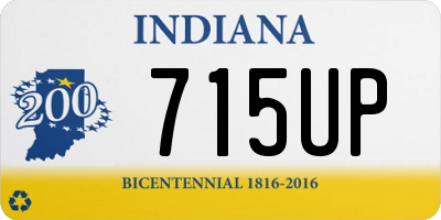 IN license plate 715UP