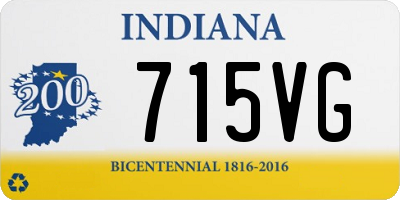 IN license plate 715VG