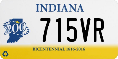 IN license plate 715VR