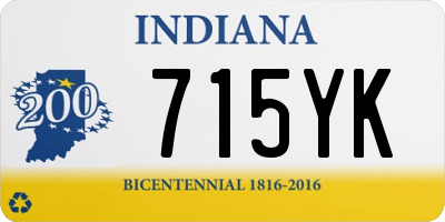 IN license plate 715YK