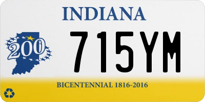 IN license plate 715YM