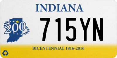 IN license plate 715YN