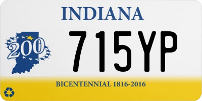 IN license plate 715YP