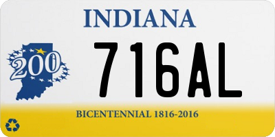 IN license plate 716AL