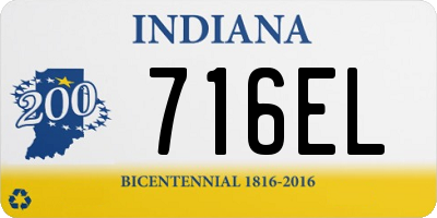 IN license plate 716EL