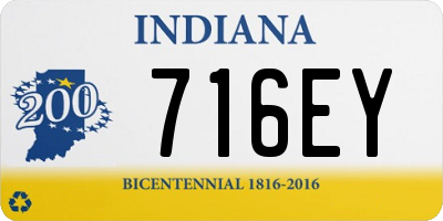 IN license plate 716EY