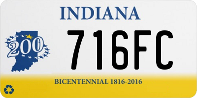 IN license plate 716FC