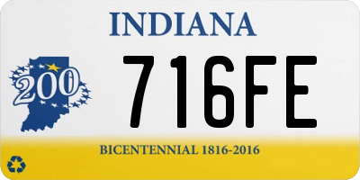 IN license plate 716FE