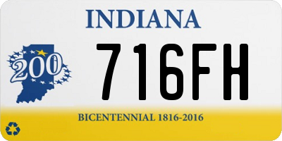 IN license plate 716FH