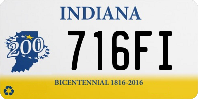 IN license plate 716FI