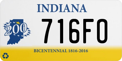 IN license plate 716FO
