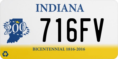 IN license plate 716FV