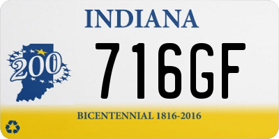 IN license plate 716GF