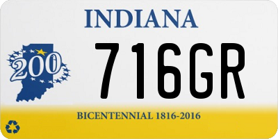 IN license plate 716GR