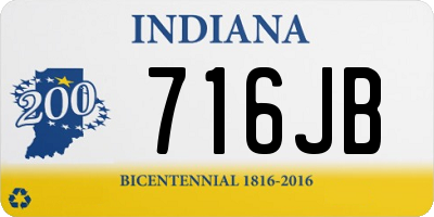 IN license plate 716JB