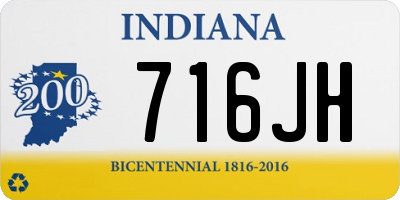 IN license plate 716JH