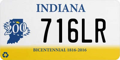 IN license plate 716LR