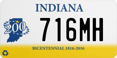 IN license plate 716MH