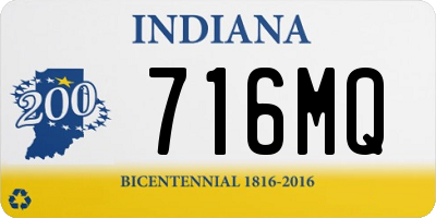 IN license plate 716MQ