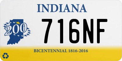 IN license plate 716NF