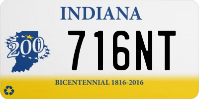 IN license plate 716NT
