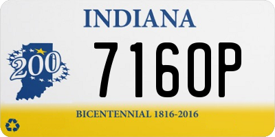 IN license plate 716OP