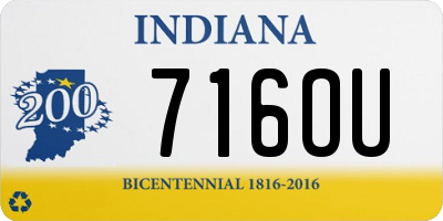 IN license plate 716OU