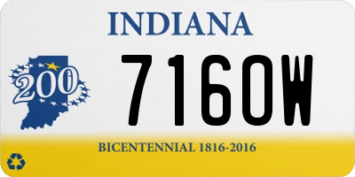 IN license plate 716OW