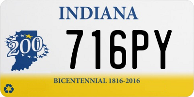 IN license plate 716PY