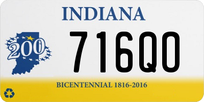 IN license plate 716QO