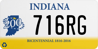 IN license plate 716RG
