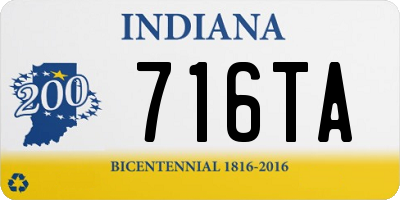 IN license plate 716TA