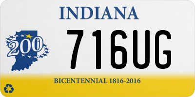 IN license plate 716UG