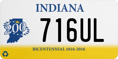 IN license plate 716UL