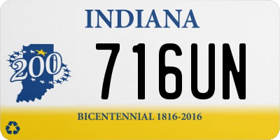 IN license plate 716UN