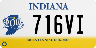 IN license plate 716VI