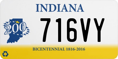 IN license plate 716VY