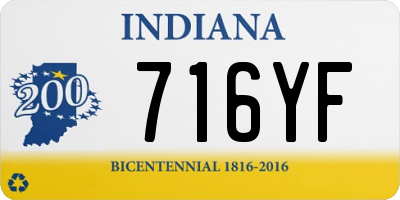 IN license plate 716YF