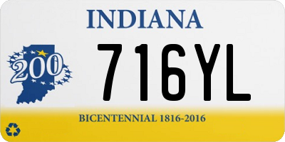 IN license plate 716YL