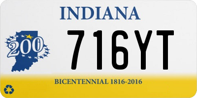 IN license plate 716YT