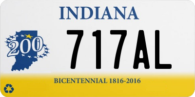 IN license plate 717AL