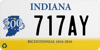 IN license plate 717AY