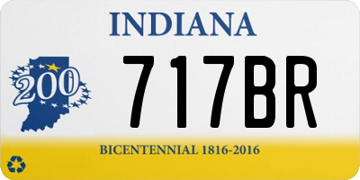 IN license plate 717BR