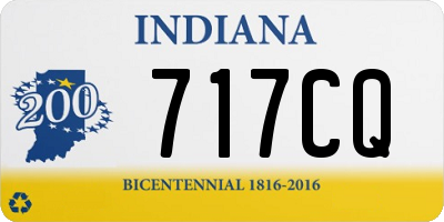 IN license plate 717CQ