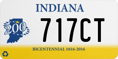 IN license plate 717CT