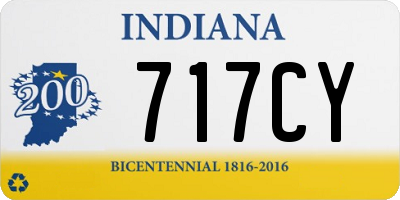 IN license plate 717CY